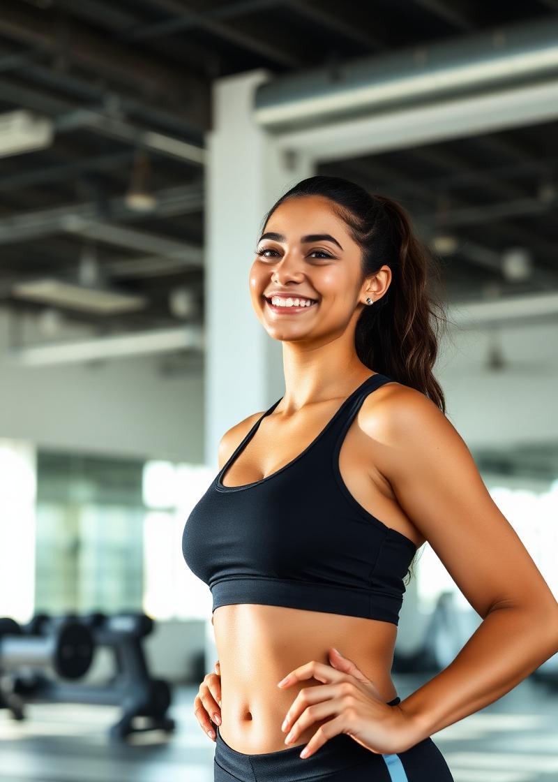 Alumna de CB Fitness luego de entrenar